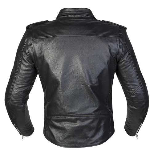 Kurtka motocyklowa skórzana ramoneska OZONE RAMONES BLACK